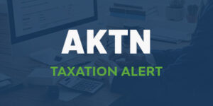 AKTN Tax Alert